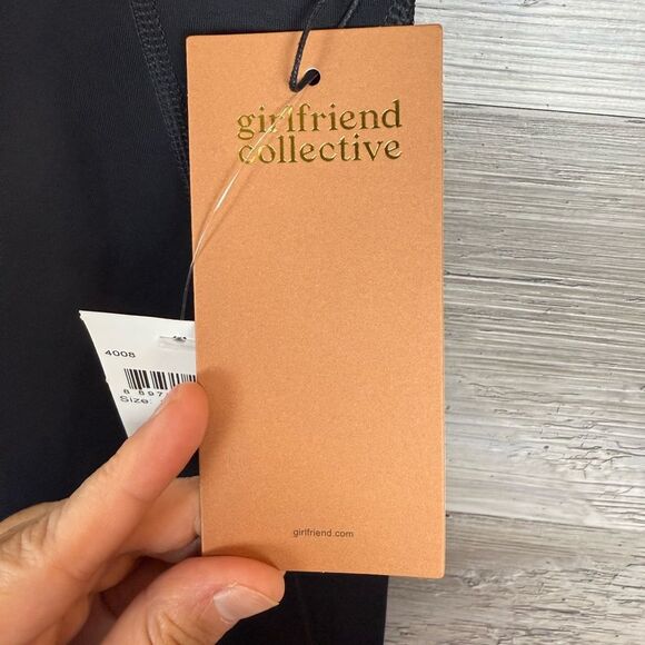 Girlfriend Collective Black High-Rise Leggings - Picture 3 of 5